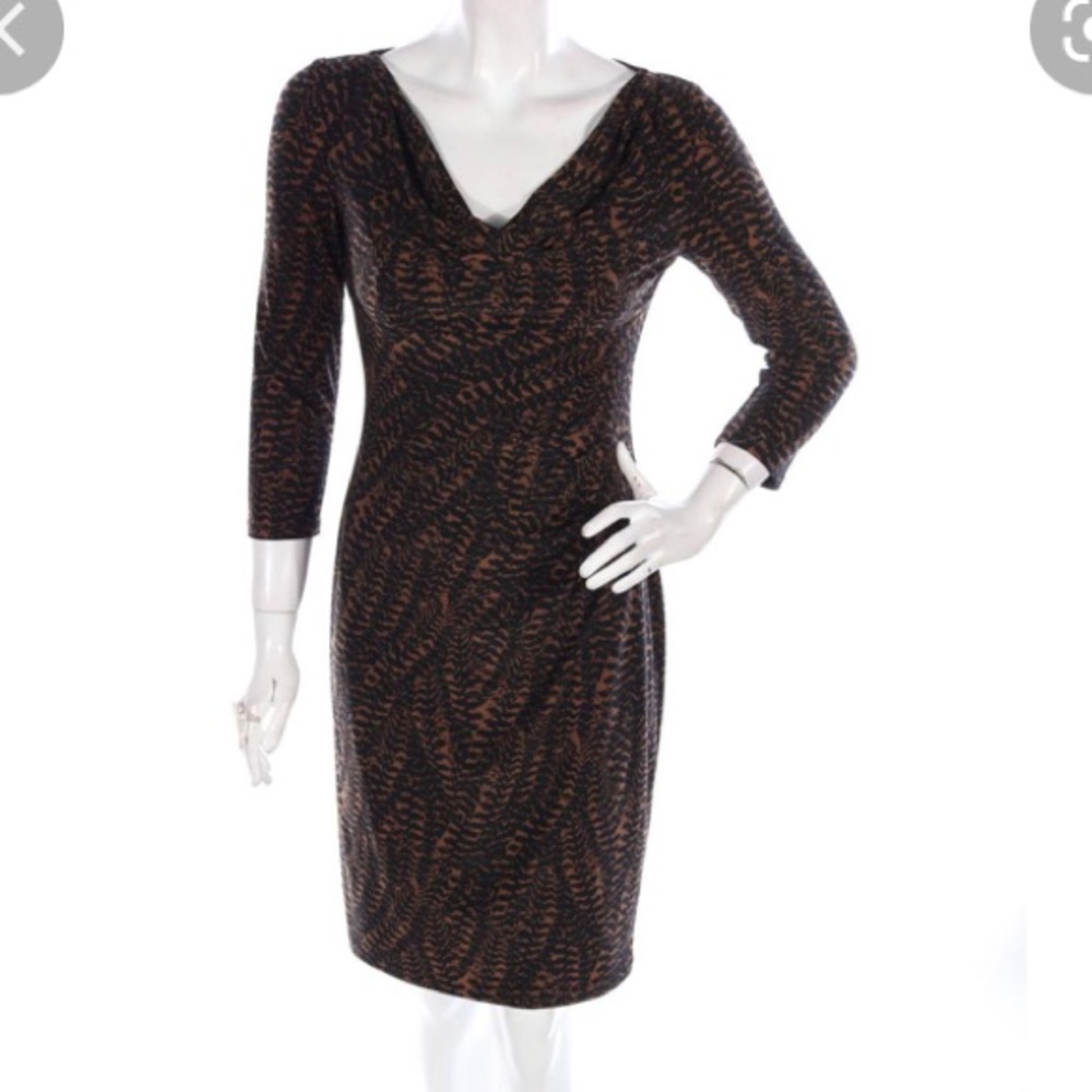 Lauren Ralph Lauren flattering 3/4 sleeve dress